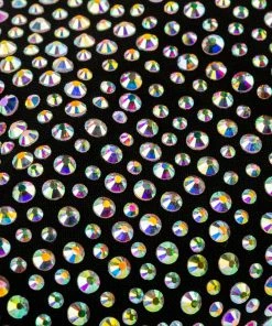 Luxe Festival Luxury Black & Gold Rhinestone Face Mask Festival Collection