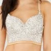 Luxe Festival Wear Luxe Rhinestone Bustier Nude Disco Collection