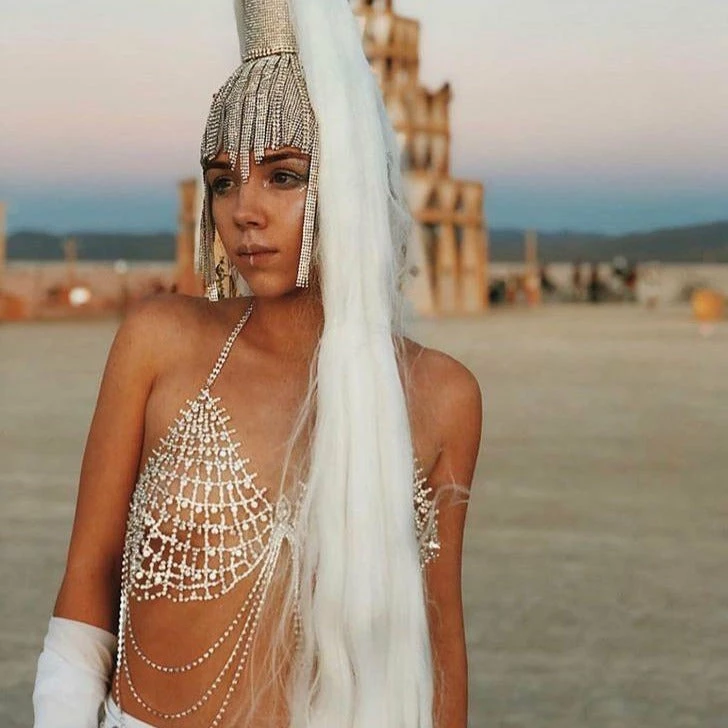 Luxe Festival Wear Deluxe Diamante Bra