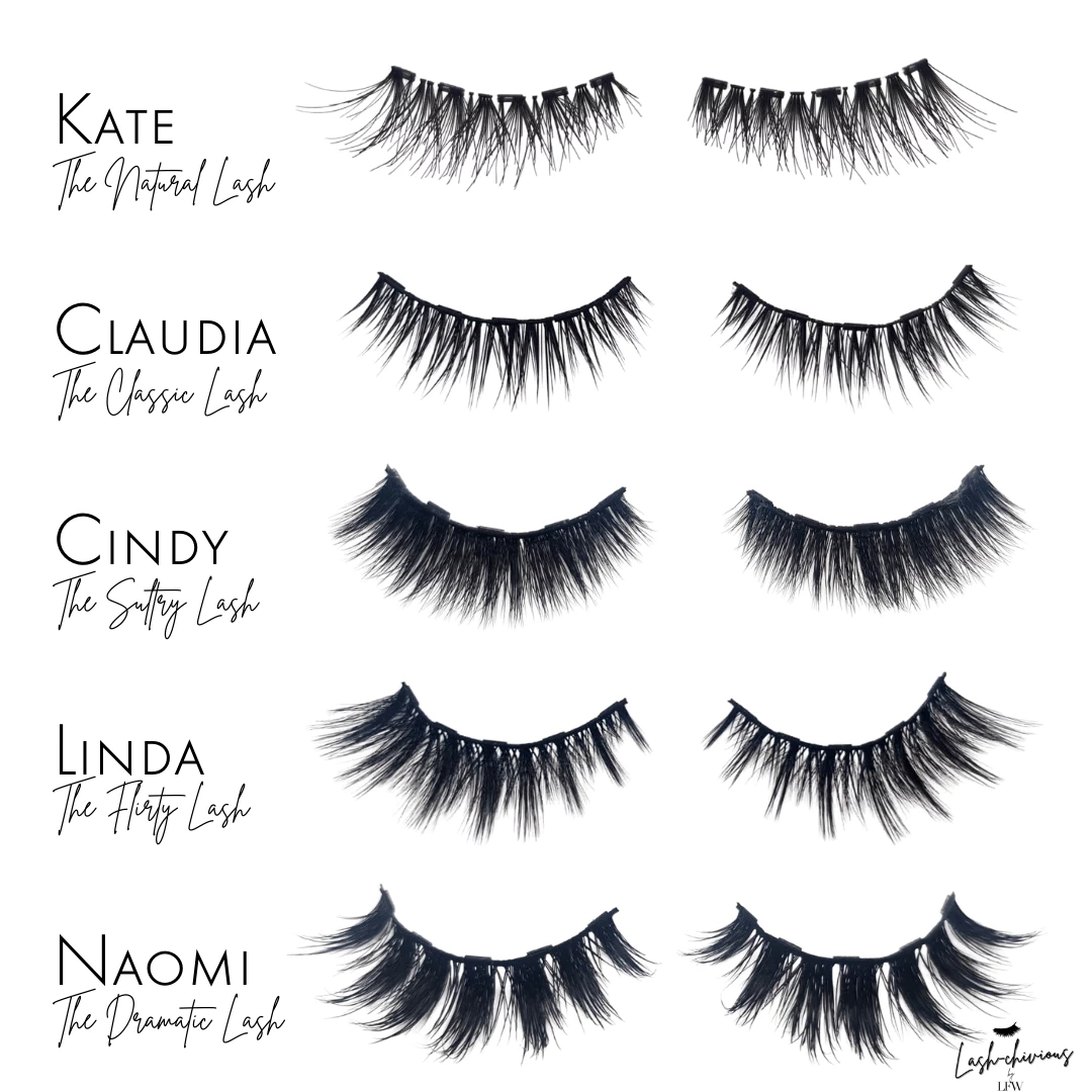 Luxe Festival Wear Lash-chivious “CLAUDIA" Luxury Magnetic Eyelashes & Magnetic Eyeliner Kit