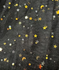 Luxe Festival Wear NEW! LuxeChella Maxi Gold Moon & Star Tulle Skirt Festival Collection