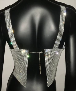 Luxe Festival Wear The Luxe Disco Cami | Silver