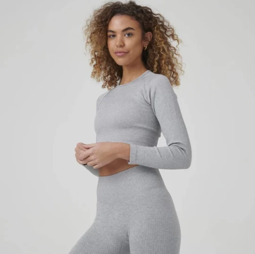 Luxe Festival Wear Co-ords Luxe Lounge "Rachel" Ribbed Two Piece Yoga Tracksuit | Pink