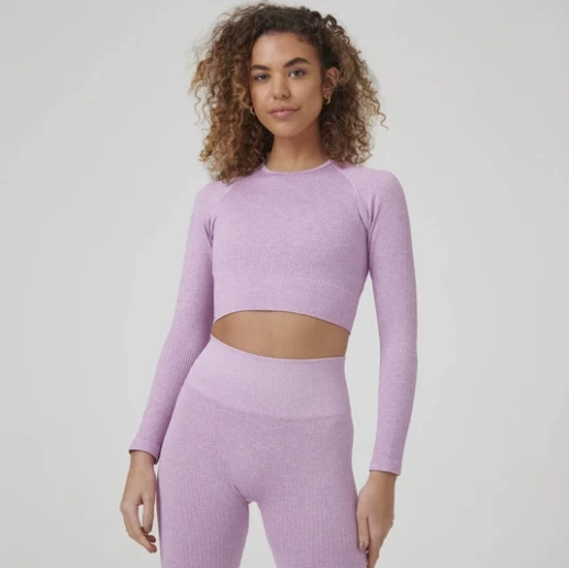 Luxe Festival Wear Co-ords Luxe Lounge "Rachel" Ribbed Two Piece Yoga Tracksuit | Pink