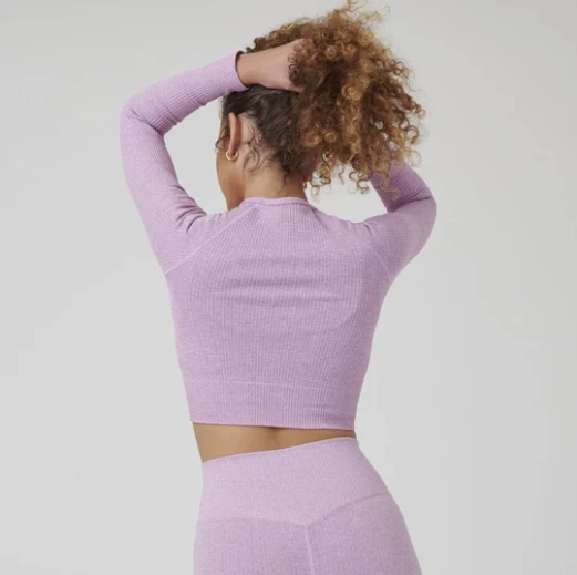 Luxe Festival Wear Co-ords Luxe Lounge "Rachel" Ribbed Two Piece Yoga Tracksuit | Pink