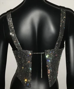 Luxe Festival Wear The Luxe Disco Cami | Silver