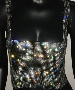 Luxe Festival Wear The Luxe Disco Cami Gunmetal Black Festival Collection