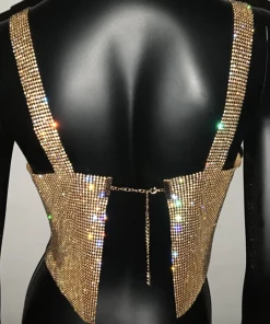 Luxe Festival Wear The Luxe Disco Cami | Silver