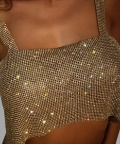 Luxe Festival Wear The Luxe Disco Cami | Silver