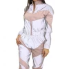 Luxe Festival Wear Luxe Activewear Reflective Stripe Tracksuit Co-ords