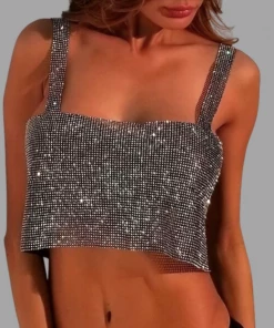Luxe Festival Wear The Luxe Disco Cami | Silver
