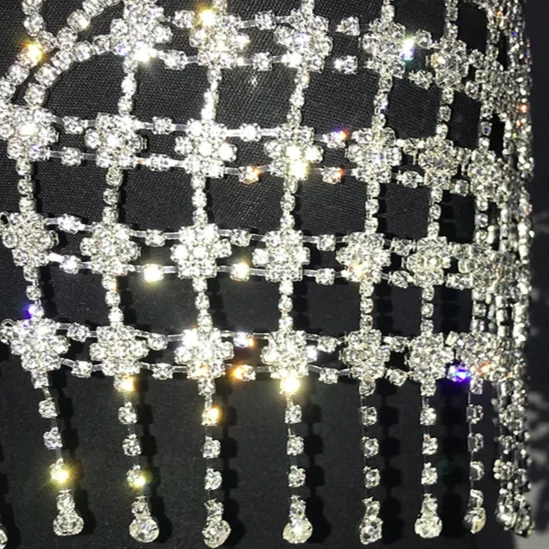 Luxe Festival Wear Diamante Tassel Bra