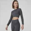 Luxe Festival Wear Luxe Lounge "Rachel" Ribbed Two Piece Yoga Tracksuit | Dark Grey Co-ords