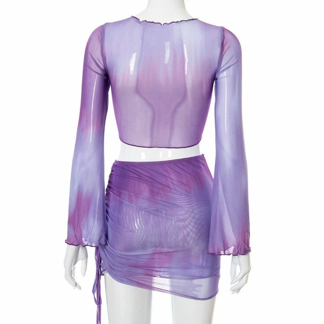 Luxe Festival Wear Candy Pop Co-Ord | Purple Festival Collection