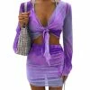 Luxe Festival Wear Candy Pop Co-Ord | Purple Festival Collection