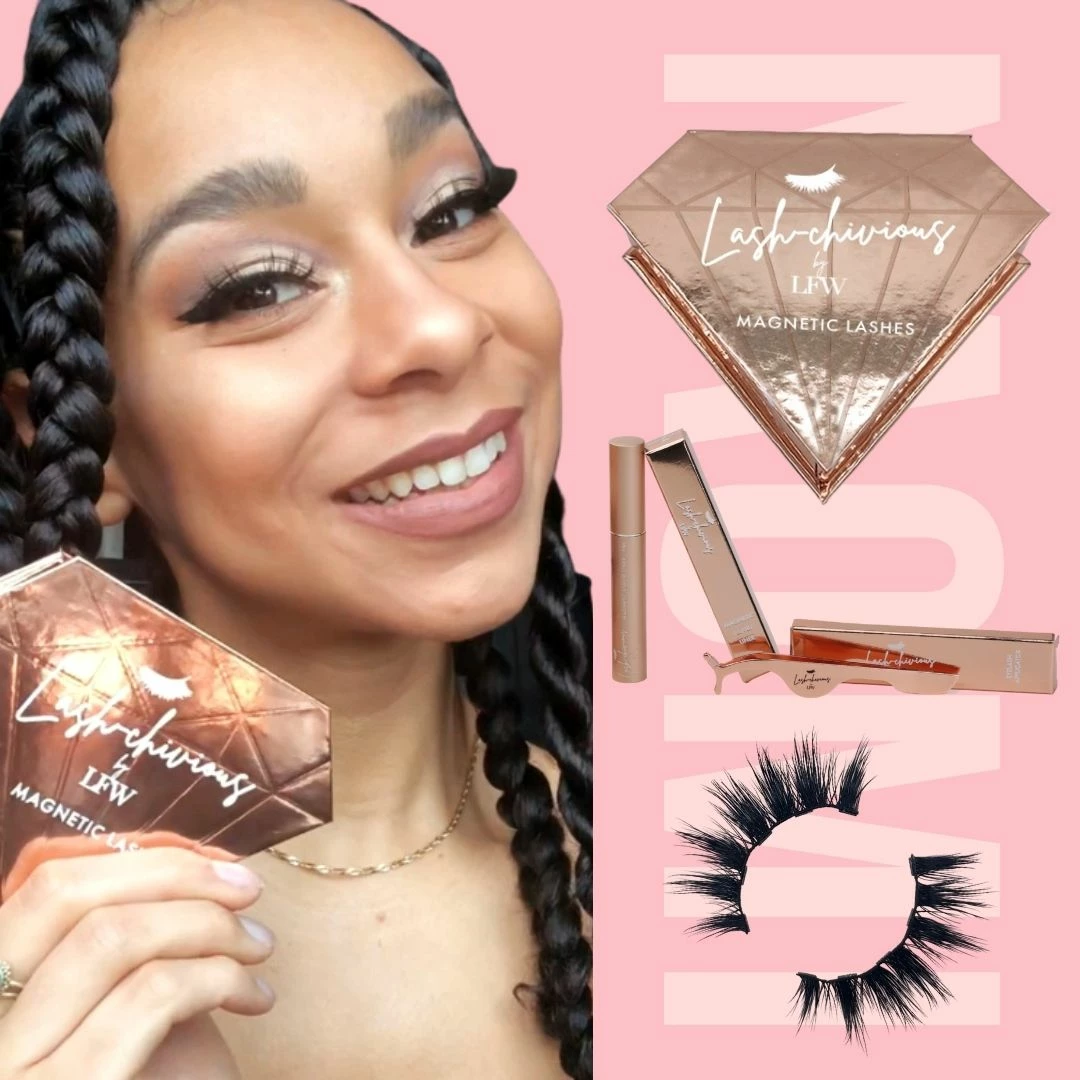 Luxe Festival Wear Lash-chivious “NAOMI" Luxury Magnetic Eyelashes & Magnetic Eyeliner Kit