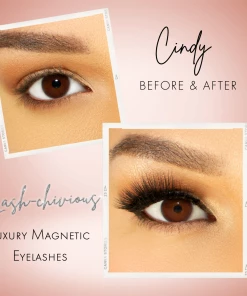 Luxe Festival Wear Lash-chivious “CINDY” Luxury Magnetic Eyelashes & Magnetic Eyeliner Kit Festival Collection