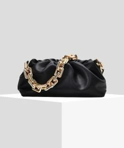 Luxe Festival Wear Accessories Luxe 'Sienna' Gold Chain Clutch Bag