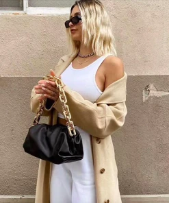 Luxe Festival Wear Accessories Luxe'Sienna' Gold Chain Clutch Bag