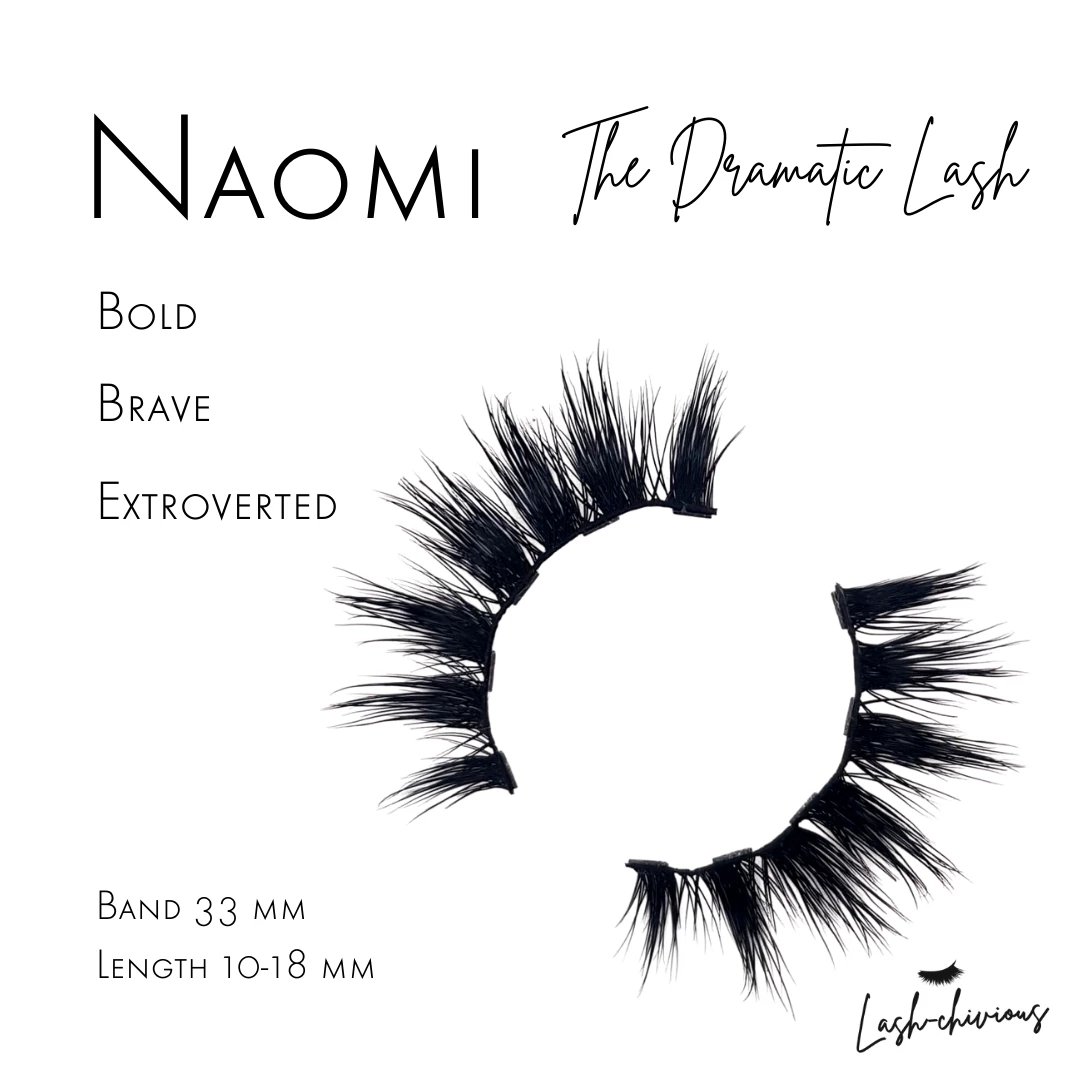 Luxe Festival Wear Lash-chivious “NAOMI" Luxury Magnetic Eyelashes & Magnetic Eyeliner Kit