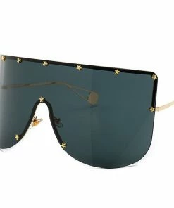 Luxe Festival Wear Festival Collection Luxe Oversized Techno Wraparound Shades