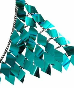 Luxe Festival Wear Luxe Festival Shimmering Diamond Disc Sequin Two Piece | Turquoise