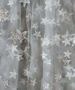 Luxe Festival Wear Luxe Festival Glitter Star Sheer Maxi Dress | Gold