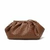 Luxe Festival Wear Luxe 'Emma' Woven Clutch Bag | Brown Accessories