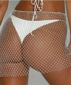 Luxe Festival Wear Festival Collection Luxe Festival Rhinestone Mesh Co-ord Two Piece Set | Black