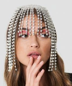 Luxe Festival Wear Luxe Studio 54 Rhinestone Tassel Headpiece Festival Collection