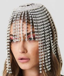 Luxe Festival Wear Luxe Studio 54 Rhinestone Tassel Headpiece Festival Collection