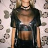 Luxe Festival Wear Luxe Activewear Sheer Iridescent Tee