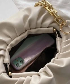 Luxe Festival Wear Accessories Luxe'Sienna' Gold Chain Clutch Bag