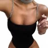 Luxe Festival Wear Festival Collection Luxe Rhinestone Strap Bodysuit