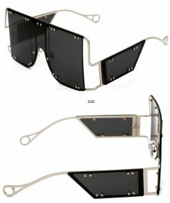 Luxe Festival Wear Luxe Robot Heart D Frame Sunglasses Festival Collection