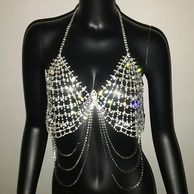 Luxe Festival Wear Deluxe Diamante Bra