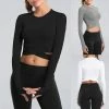 Luxe Festival Wear Luxe Long Sleeve Crossover Yoga Top | 6 Colours Activewear