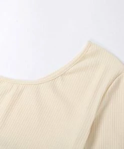 Luxe Festival Wear Luxe Lounge Ribbed Asymmetric Two Piece Set