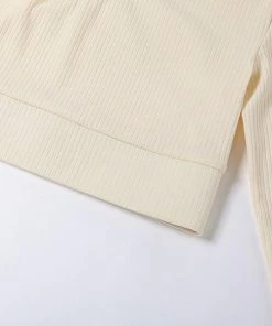 Luxe Festival Wear Luxe Lounge Ribbed Asymmetric Two Piece Set