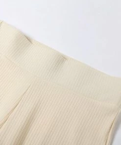 Luxe Festival Wear Luxe Lounge Ribbed Asymmetric Two Piece Set