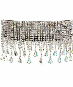 Luxe Festival Wear Festival Collection Luxe Rhinestone Drip Wraparound Shades