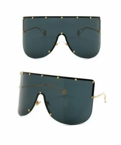 Luxe Festival Wear Festival Collection Luxe Oversized Techno Wraparound Shades