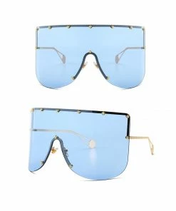 Luxe Festival Wear Festival Collection Luxe Oversized Techno Wraparound Shades