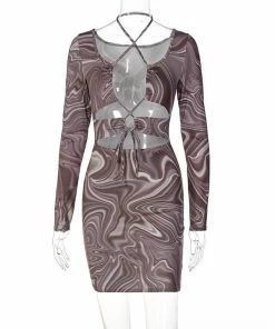 Luxe Festival Wear We Are LUXE Fstvl "Sammie" Peekaboo Dress | Marble Festival Collection